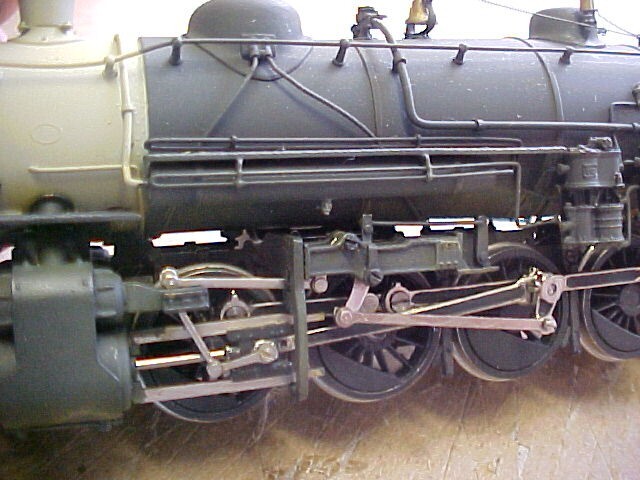 Westside Models HO scale brass 2-8-2 B&O Locomotive with aux. tender in OB
