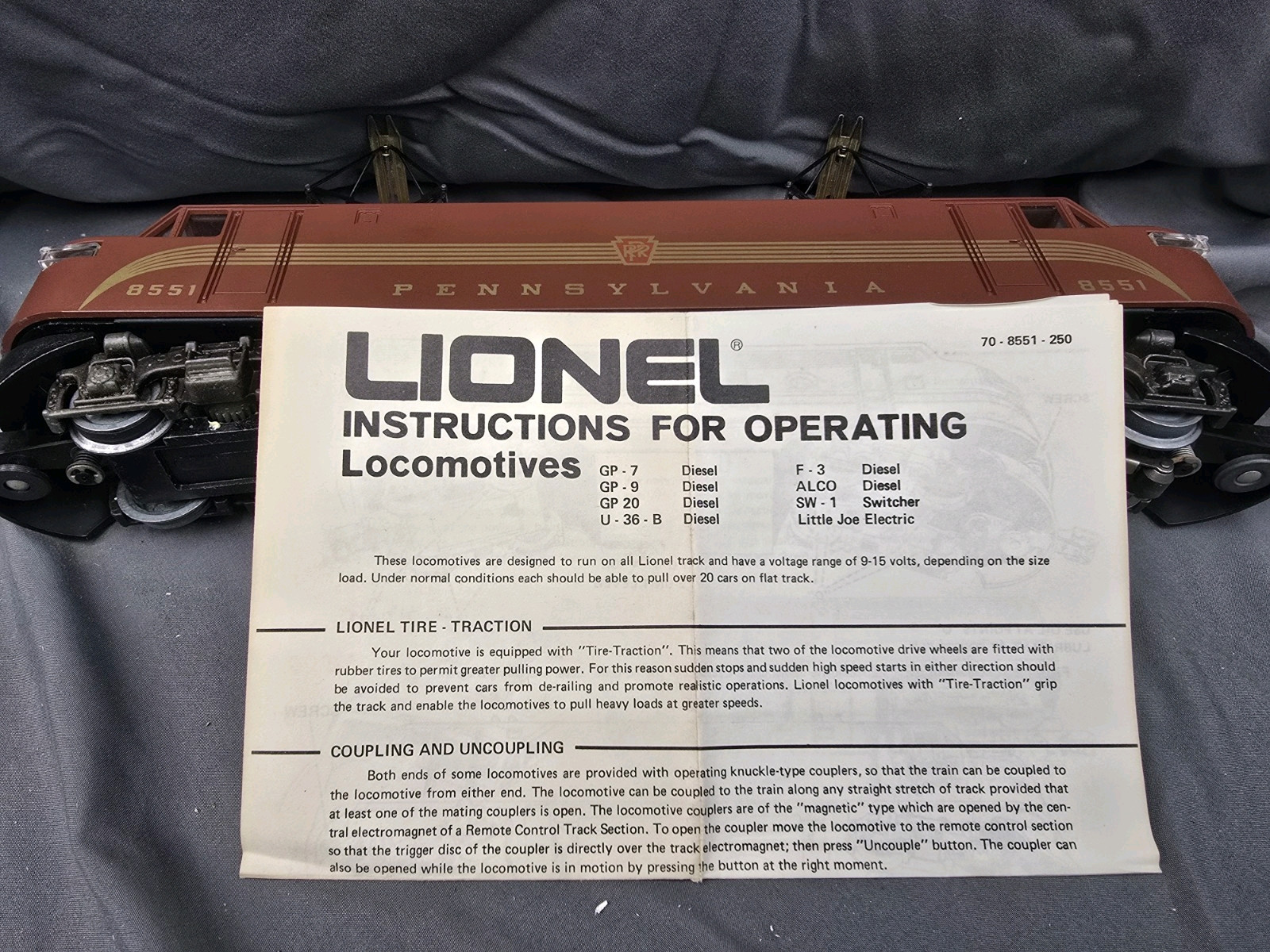 Lionel 6-8551 Pennsylvania “Little Joe” Electric Locomotive