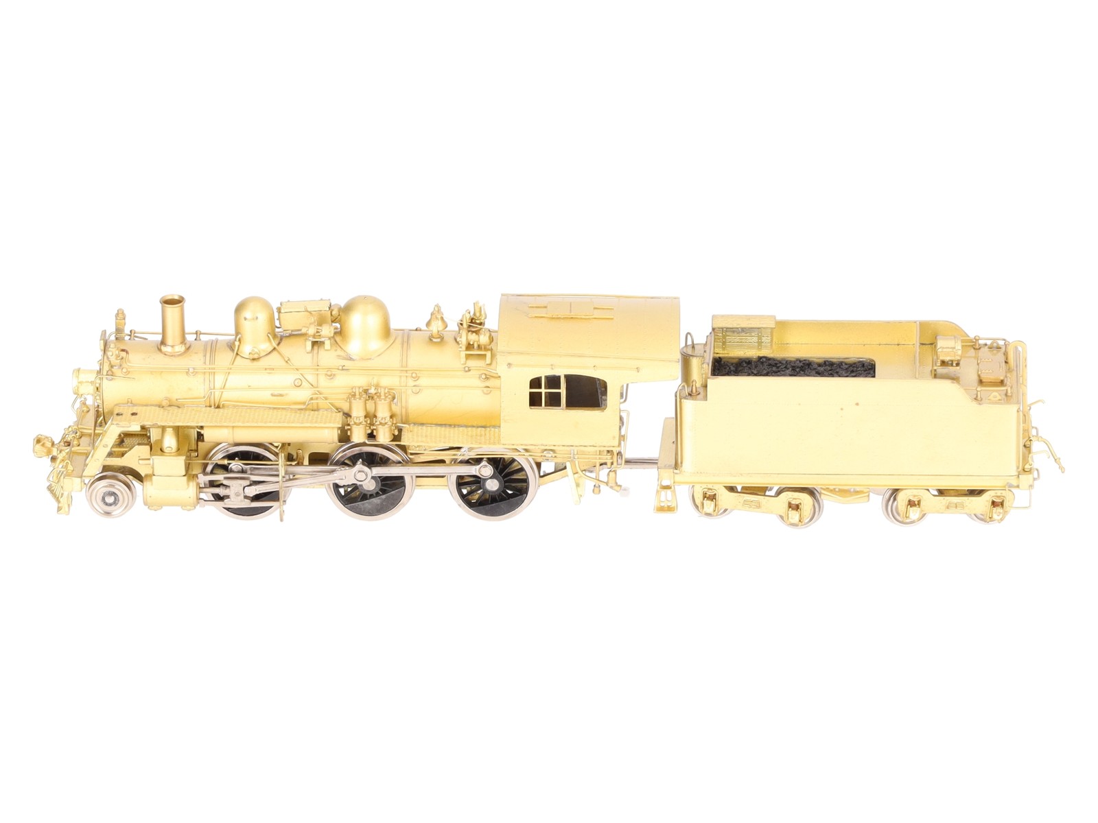 Pacific Fast Mail HO BRASS B&M B-15 2-6-0 Steam Locomotive & Tender -Unpainted