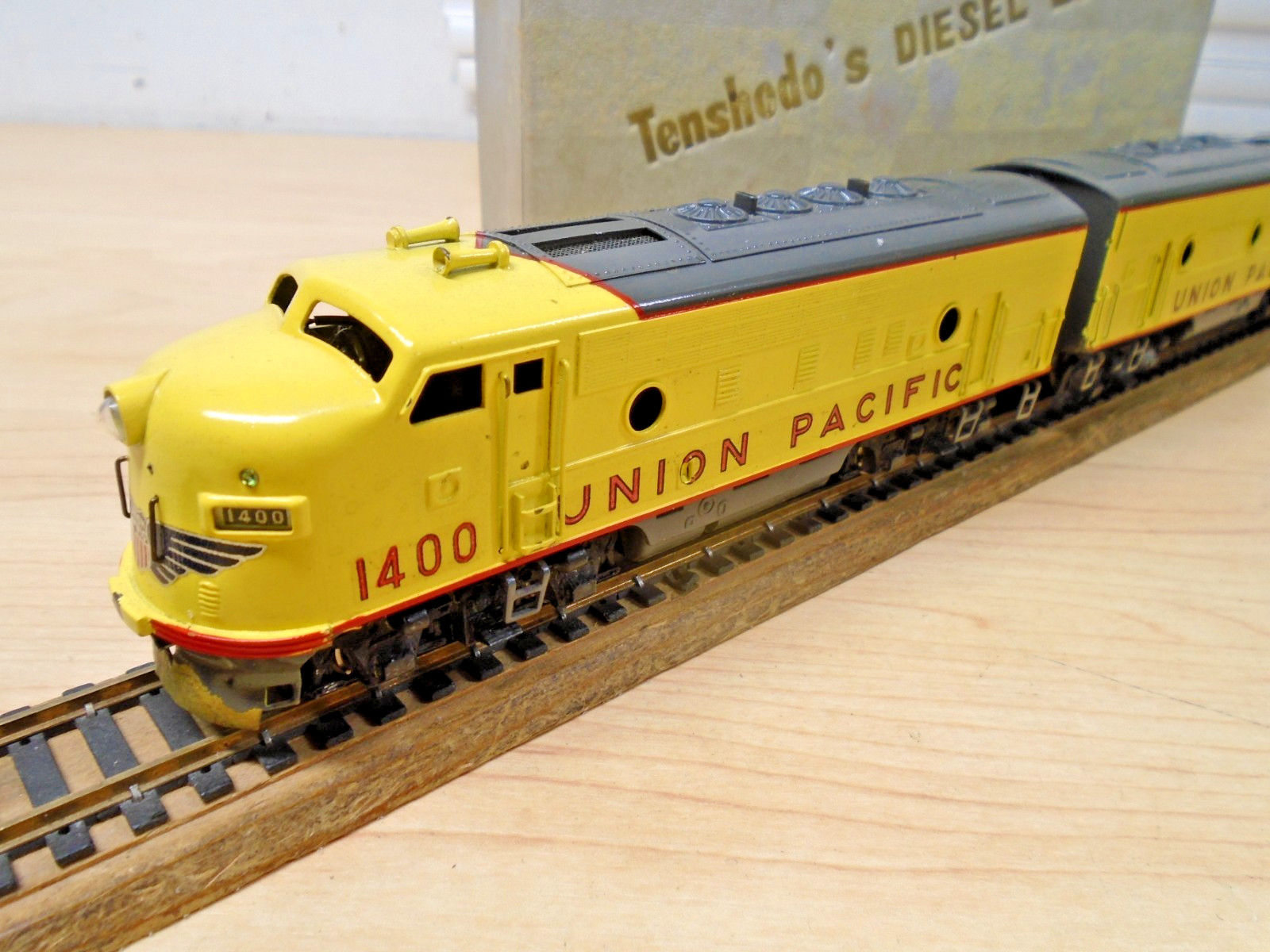 Finished Tenshodo Brass HO Japan Union Pacific Diesel Locos A&B Runs OB