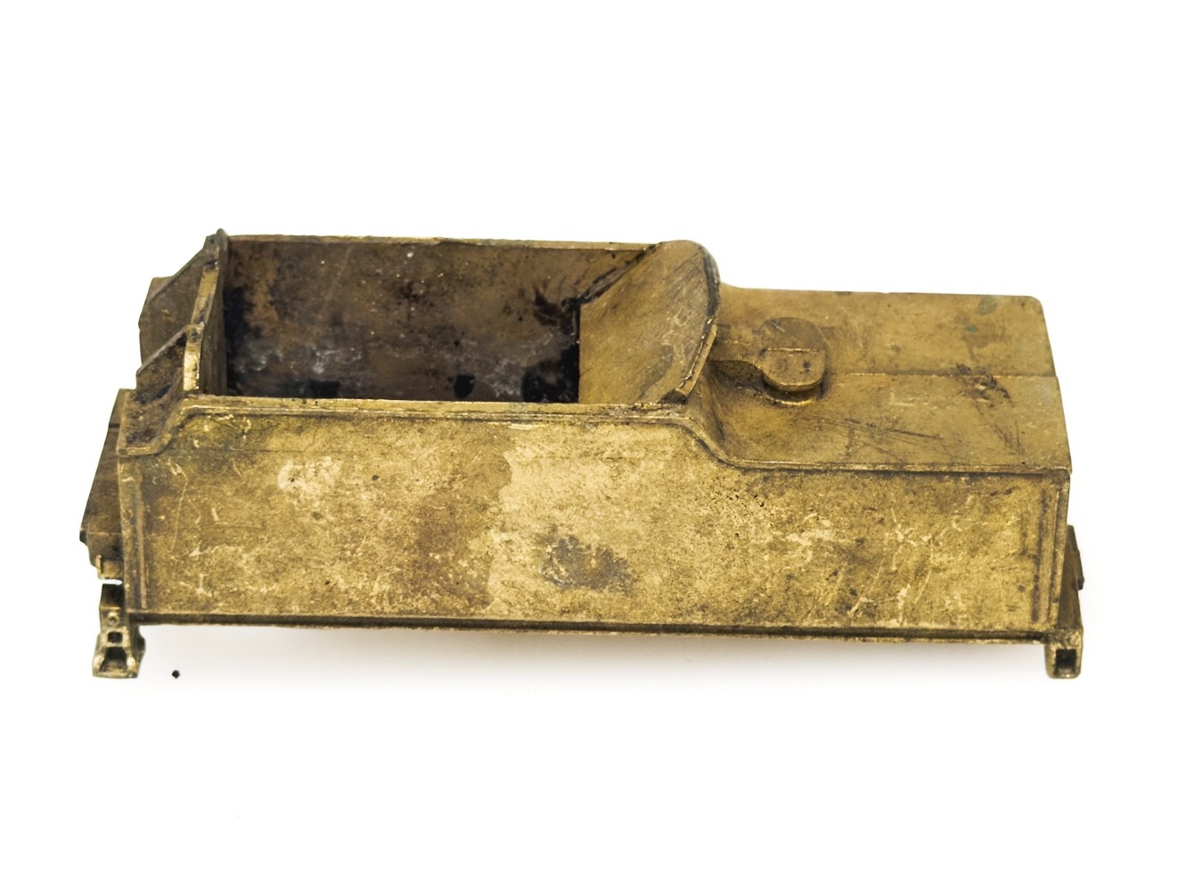 Vintage HO Scale Brass Tender Shell
