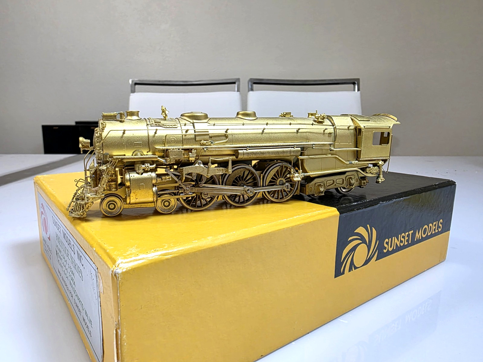 Sunset Models Brass HO Scale NYC #5344 4-6-4 Steam Locomotive