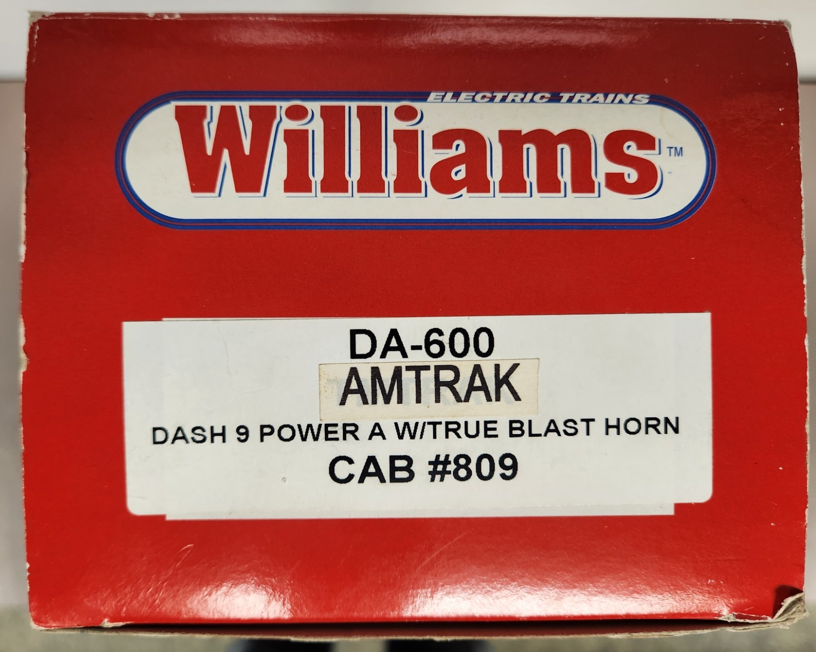 Williams DA-600 Amtrak #809 Dash 8 With True Blast Horn PERFECT! LN/OB [ZP66]