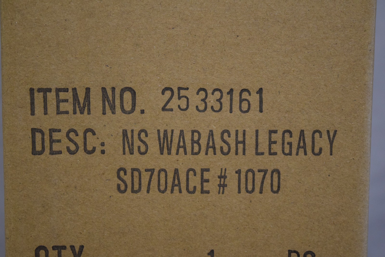 Lionel NS Wabash Legacy SD70ACE #1070 2533161