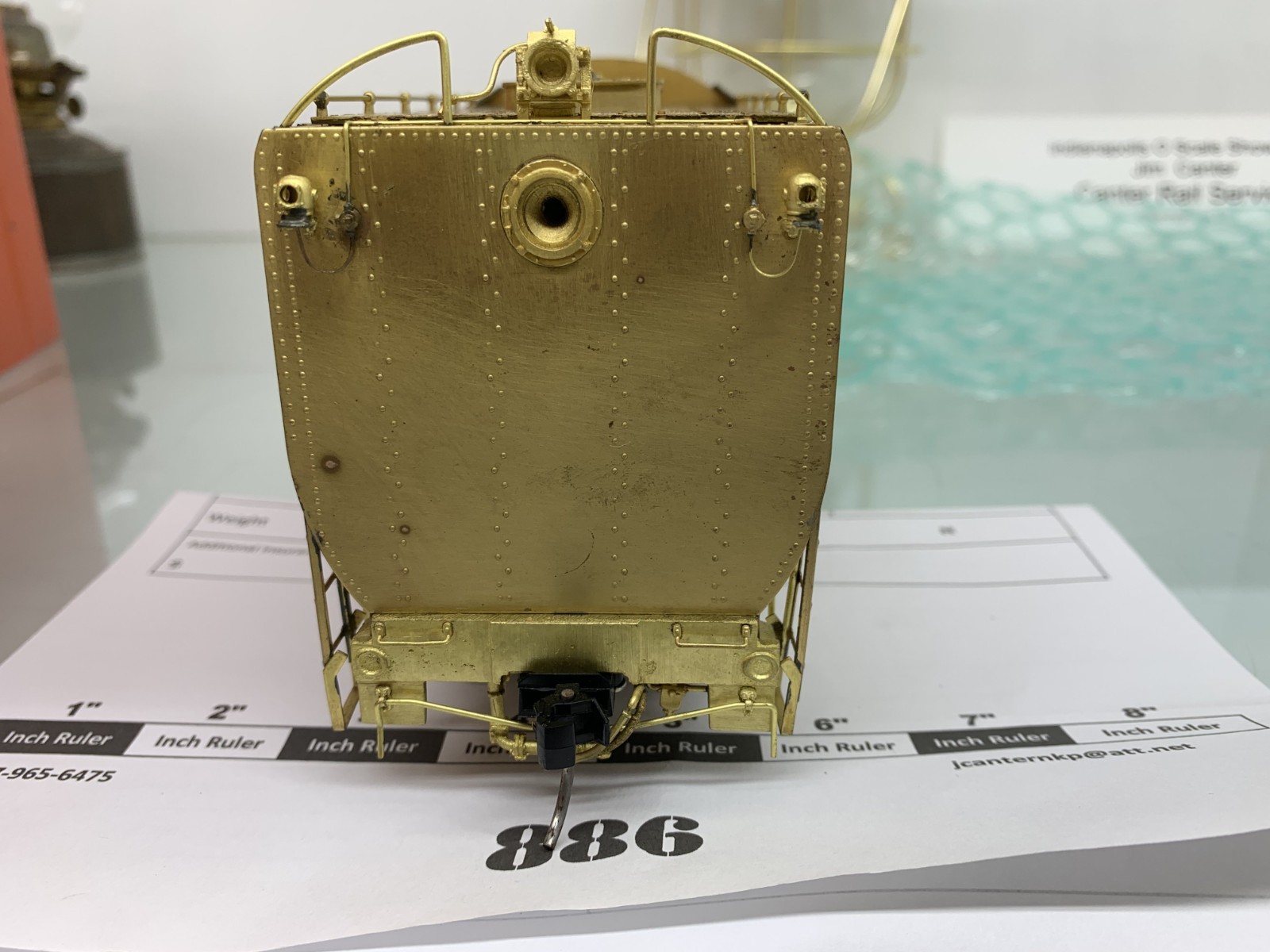 886 KTM Brass Crown Series PSC Tender UP Challenger or UP Big Boy O Scale 2 Rail