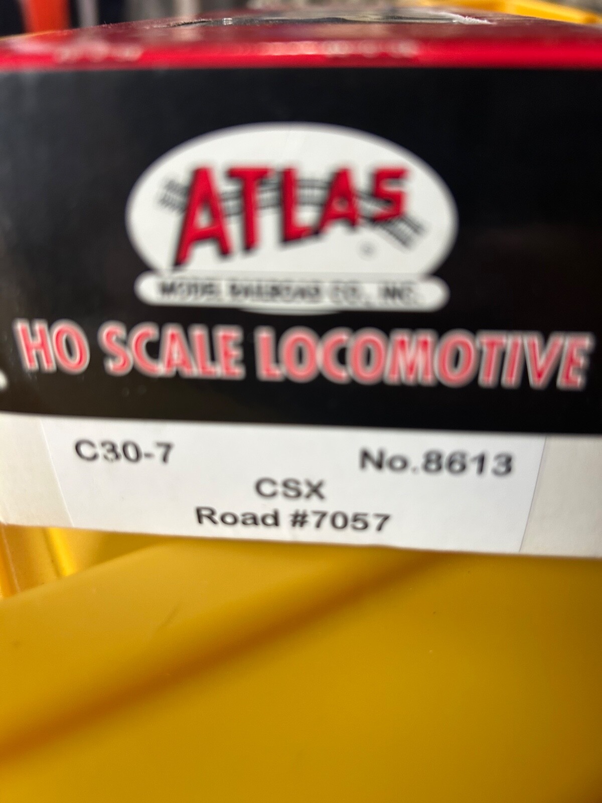 ATLAS HO SCALE #8613 C30-7 CSX LOCOMOTIVE #7057 LNIB