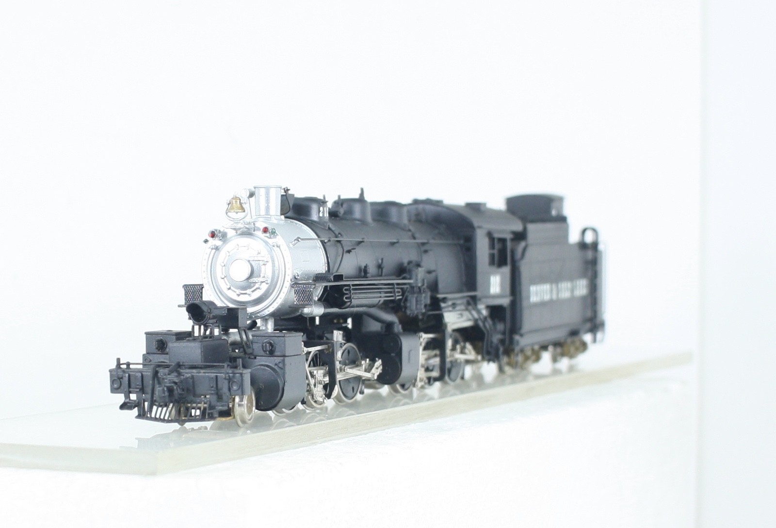 HO Brass PFM Denver & Salt Lake 2-6-6-0 Articulated Locomotive & Tender Painted