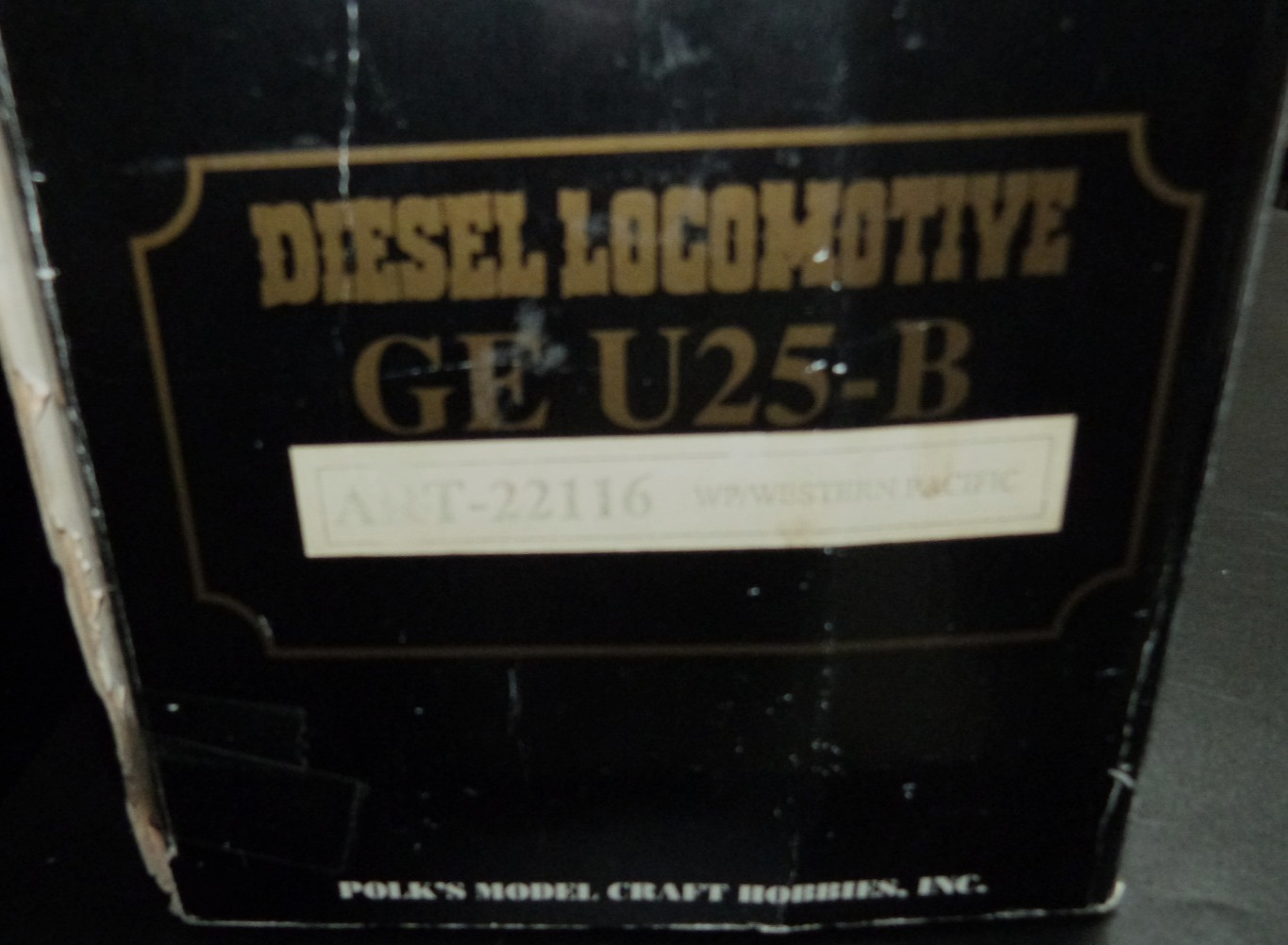 G Scale Aristocraft Western Pacific GE U25B #750 Diesel ART-22100 RARE