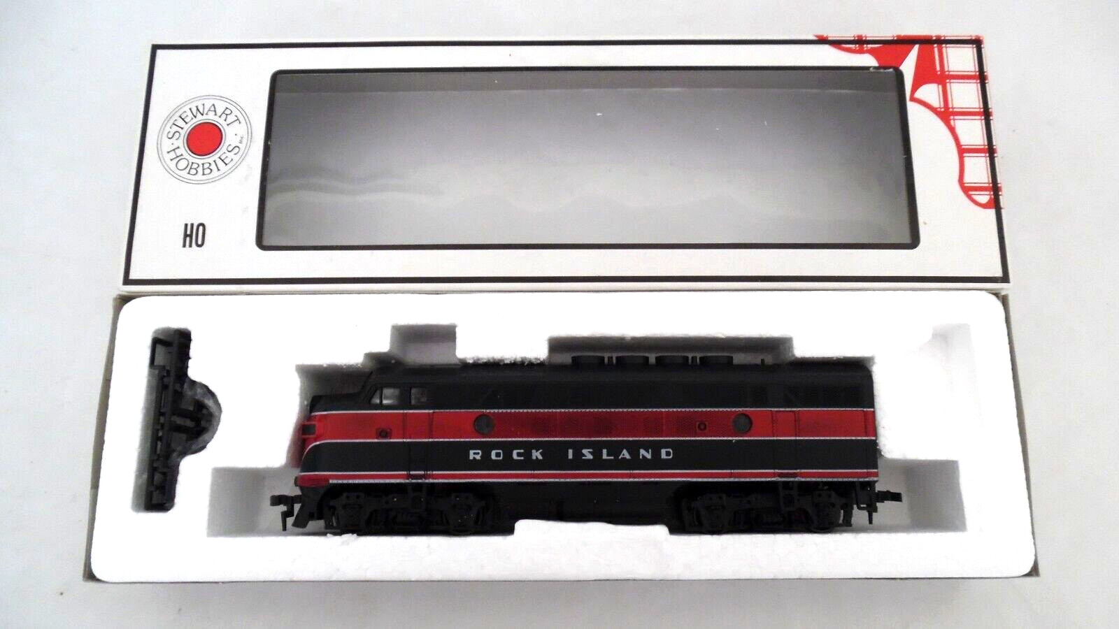 Stewart Hobbies HO Kato #8530 ROCK ISLAND Loco F3A POWERED Phase II, High Fans