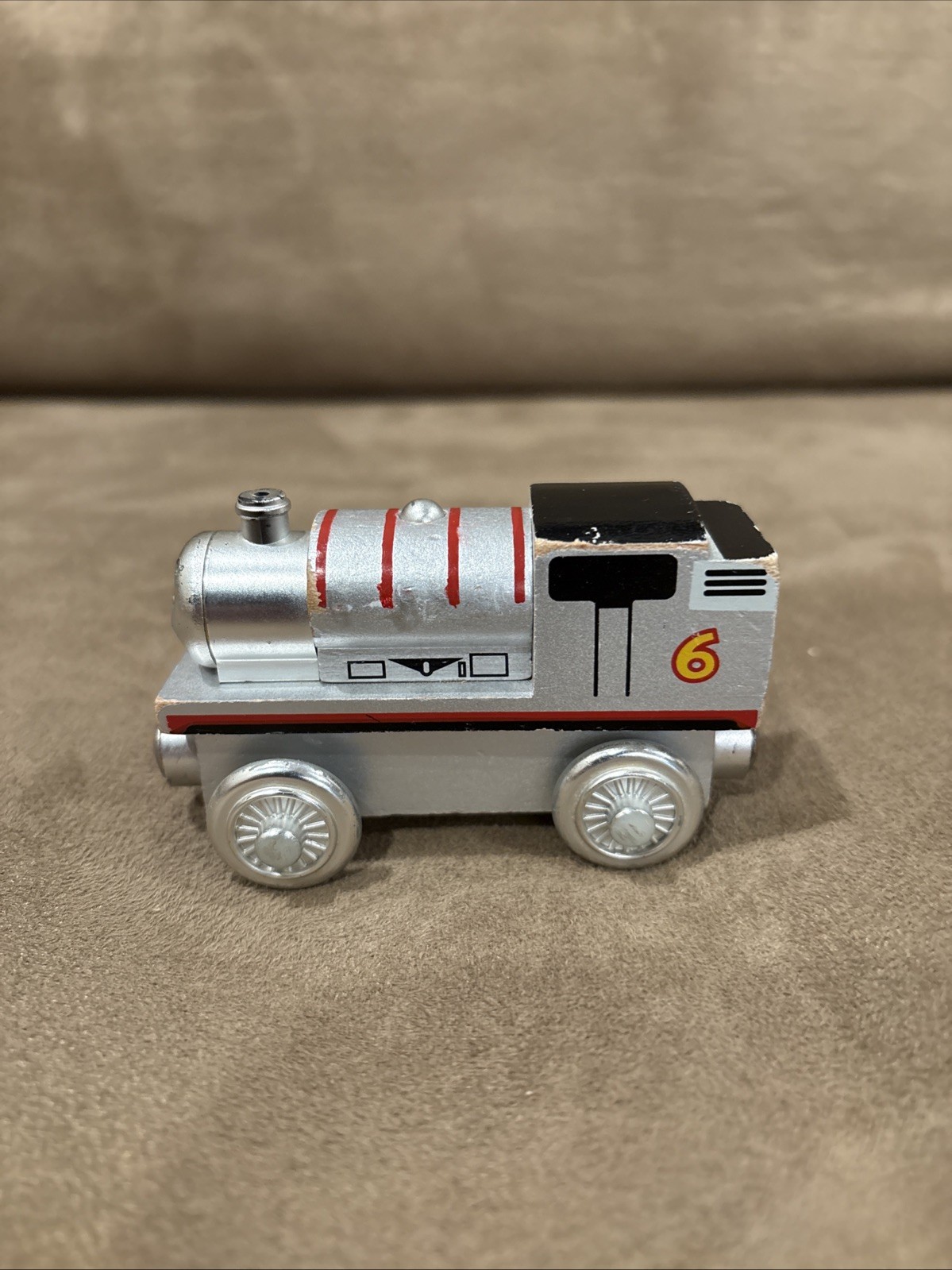 Thomas & Friends Wooden Railway Silver Percy 60 Year Limited Edition 2003