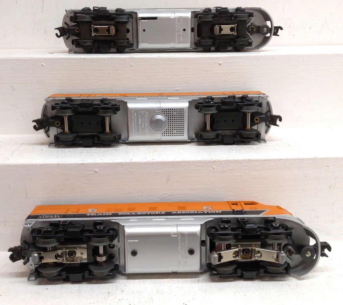 Lionel 6-11737 O Gauge TCA 40th Anniversary F3 ABA Diesel Locomotive Set EX/Box