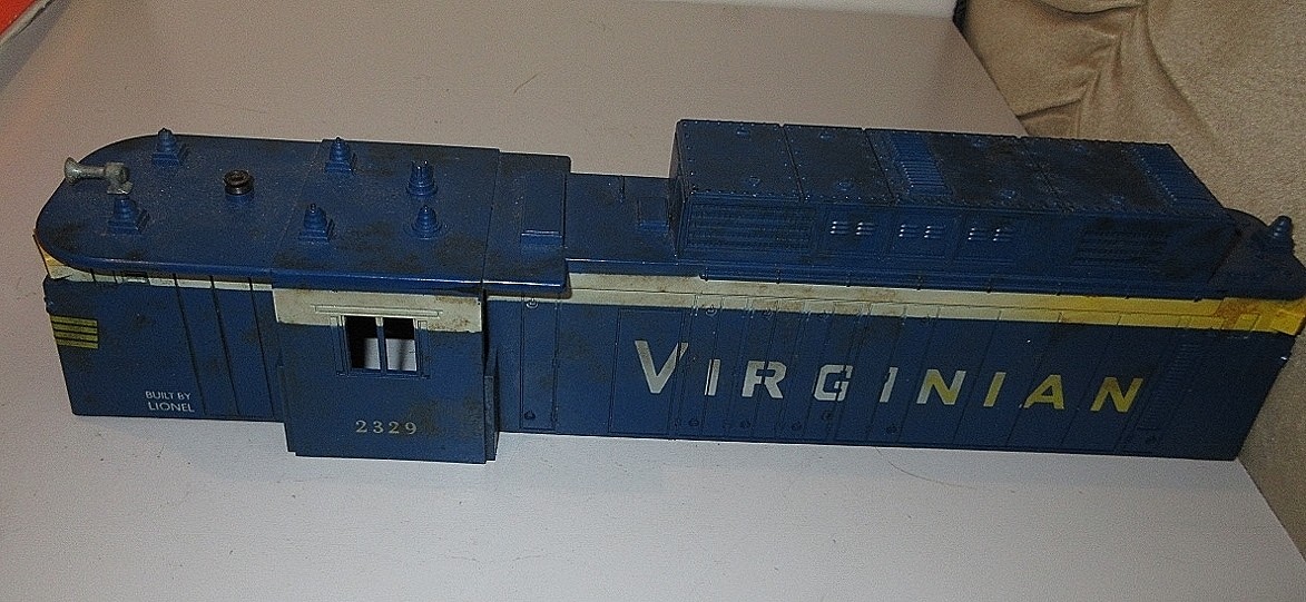 LIONEL #2329 VIRGINIAN RECTIFIER ELECTRIC BODY,BODY ONLY ORIGINAL