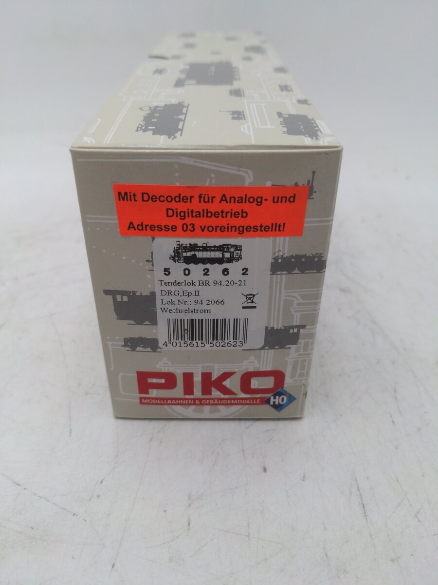 Piko 50262 HO German Imperial Railway (DR/GDR) Steam Locomotive EX/Box