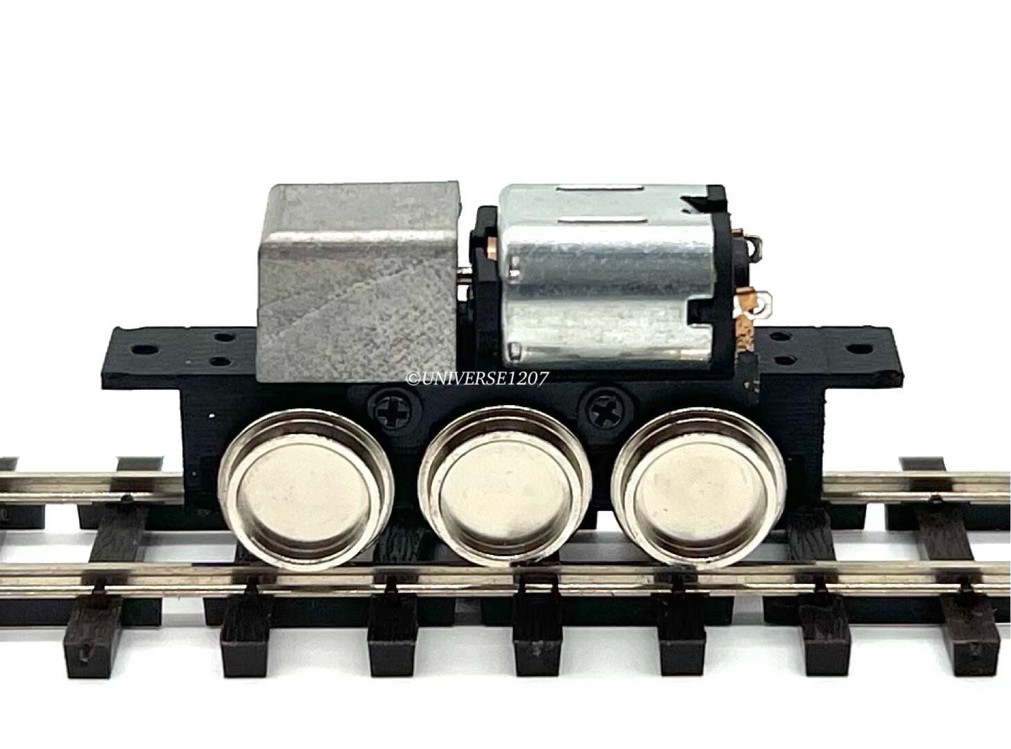 N/HOn30/HOe/009 Gauge 3-Axle Locomotives Power Drive Chassis 20mm/6mm H0e Engine