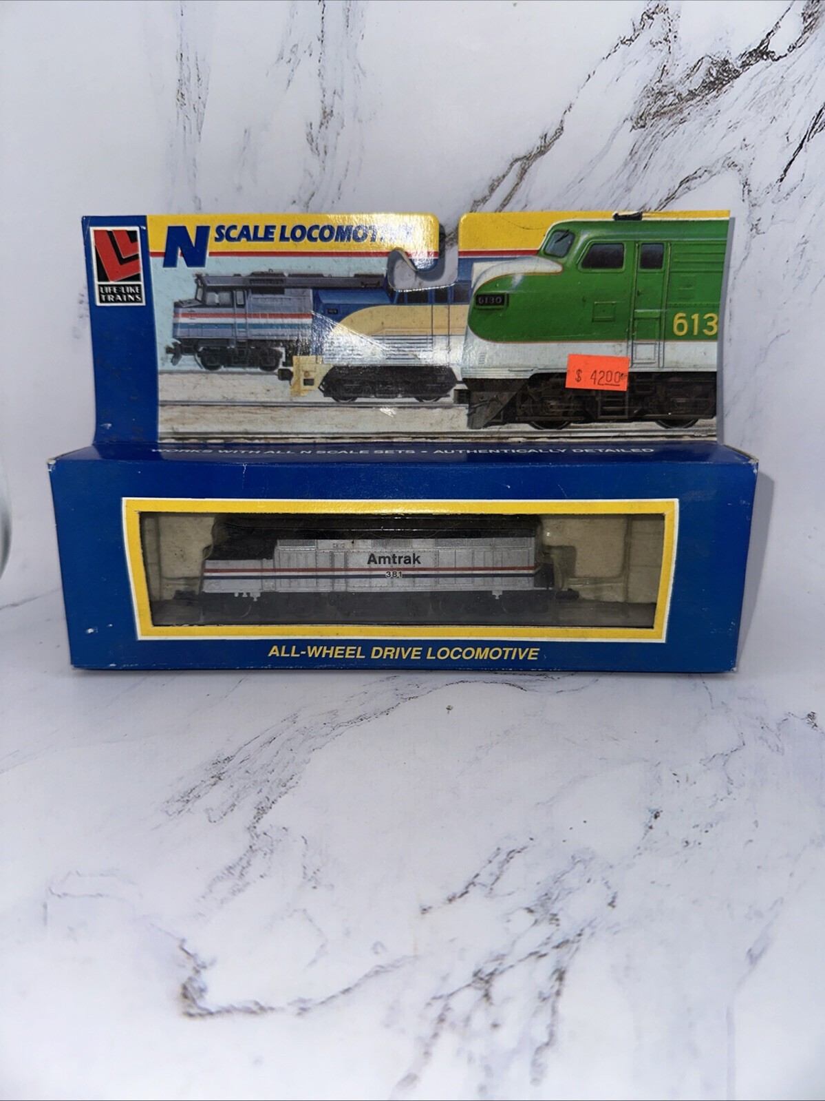 N Scale Amtrak N F40 Locomotive Life Like Trains 7641 Loco AMT All Wheel Drive