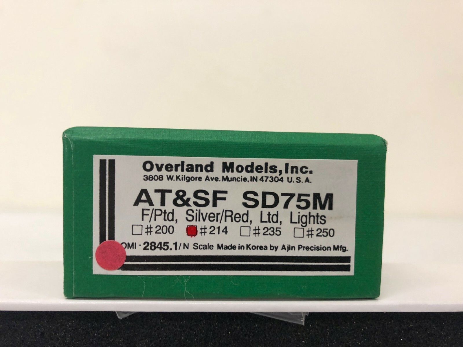 Overland Models AT&SF SD75M Brass Engine N scale