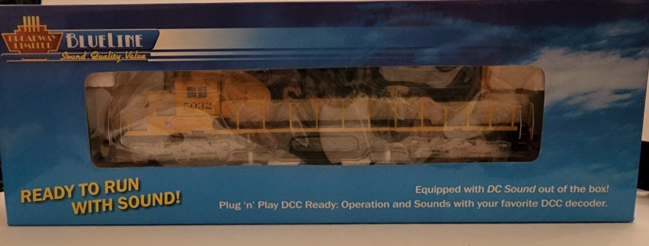 Broadway Limited HO Blueline EMD SD40-2 Diesel AT&SF #5032