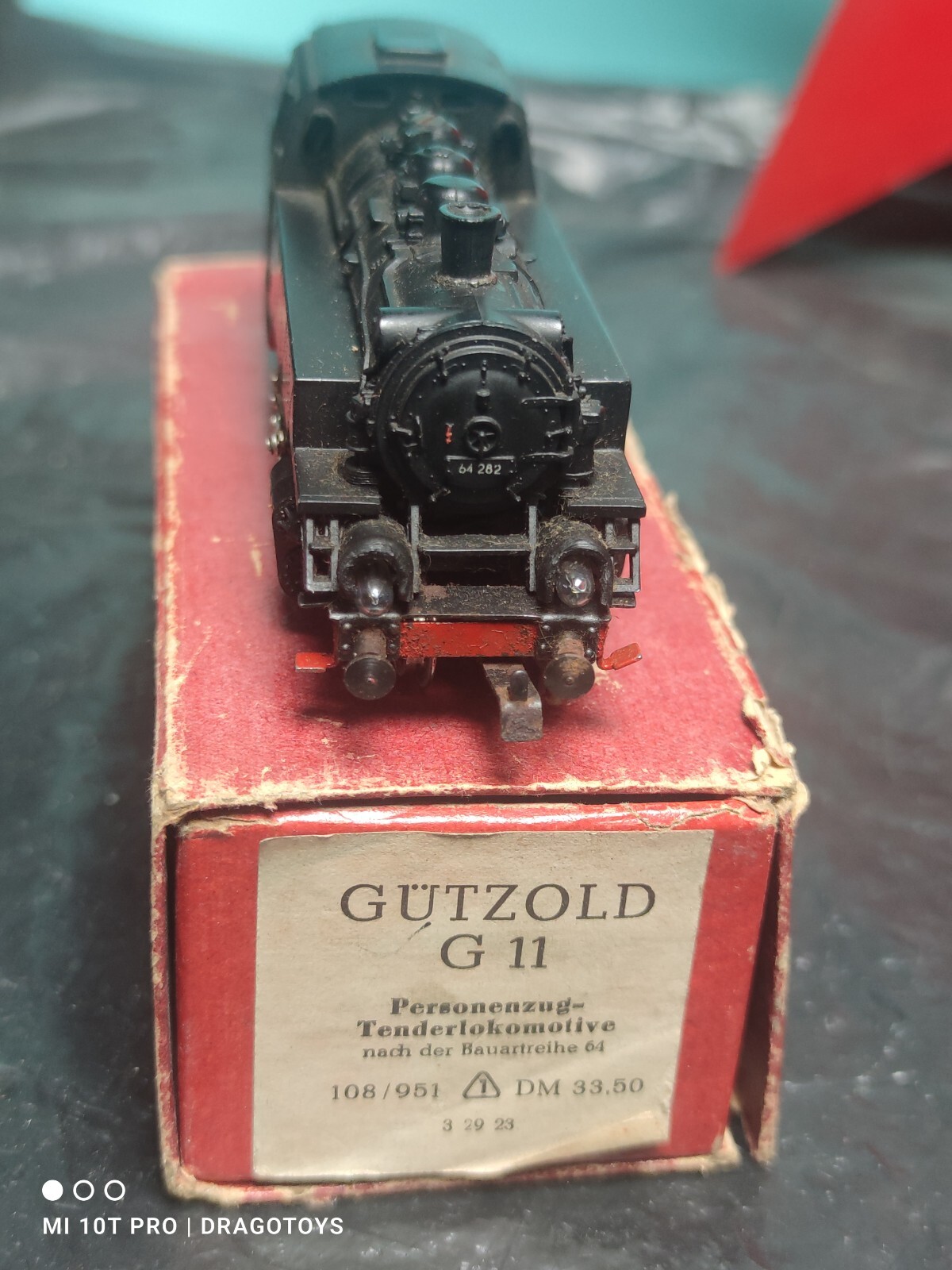 VINTAGE LOKOMOTIVE KRAUS FANDOR TOY MARKLIN BING + TENDER, VAGONS SHELL GERMANY