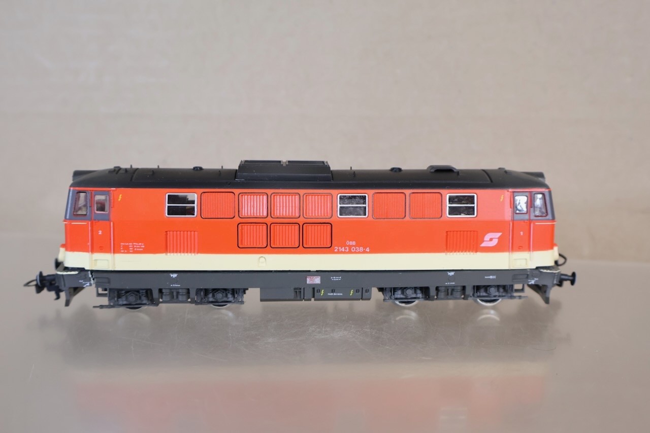KLEIN MODELLBAHN OBB ÖBB CLASS BR 2143 038-4 DIESEL LOCOMOTIVE om