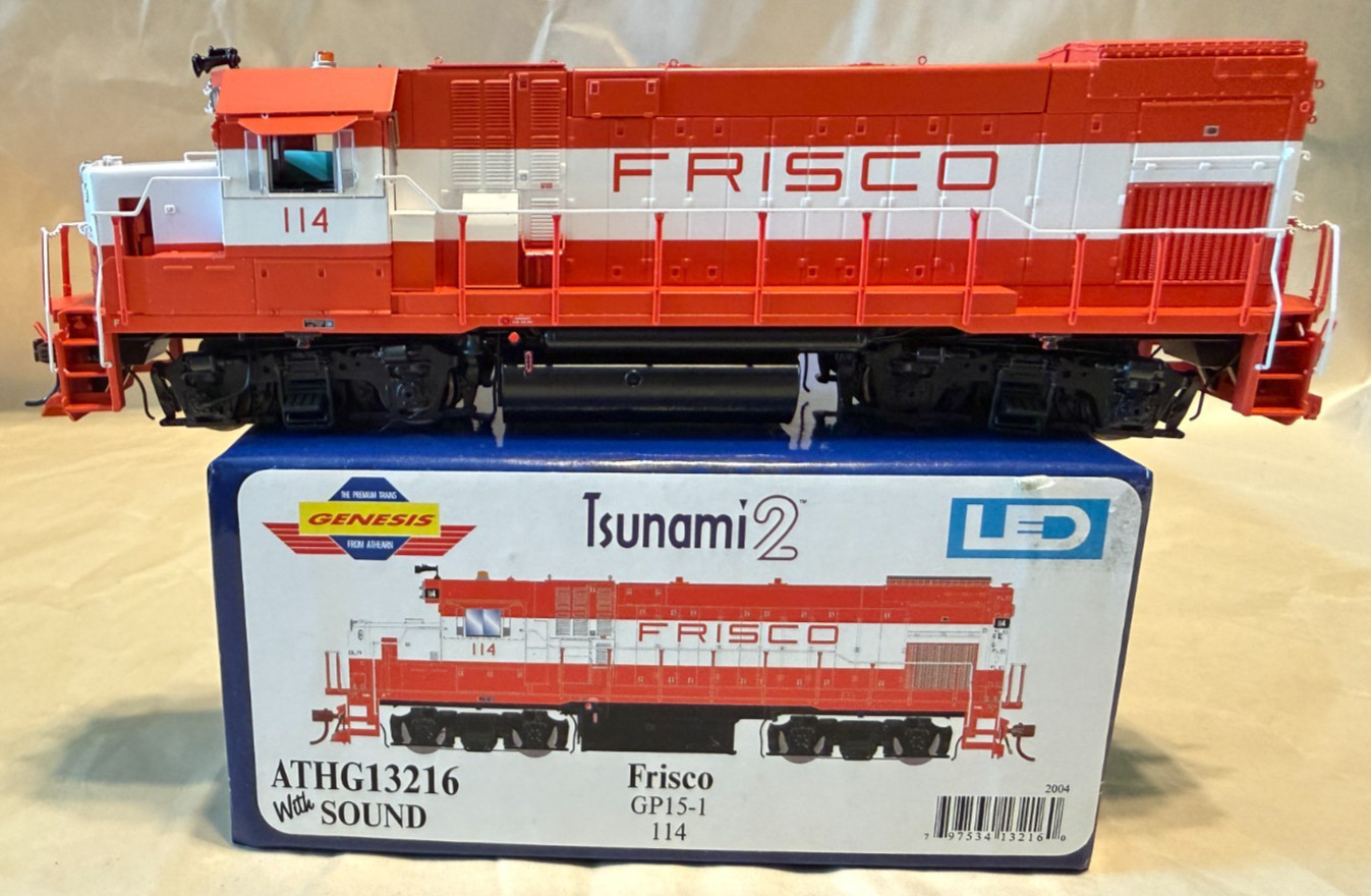 Athearn Genesis HO Scale Frisco GP15-1 with DCC & Sound