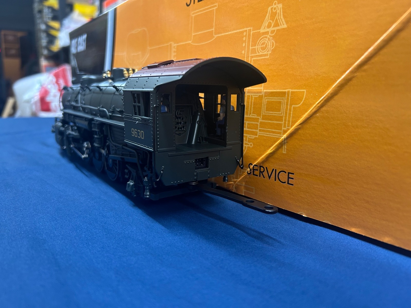 K-line Pennsylvania #9630 4-8-2 Mikado Steam Engine w/ Whistle K3680-9630W