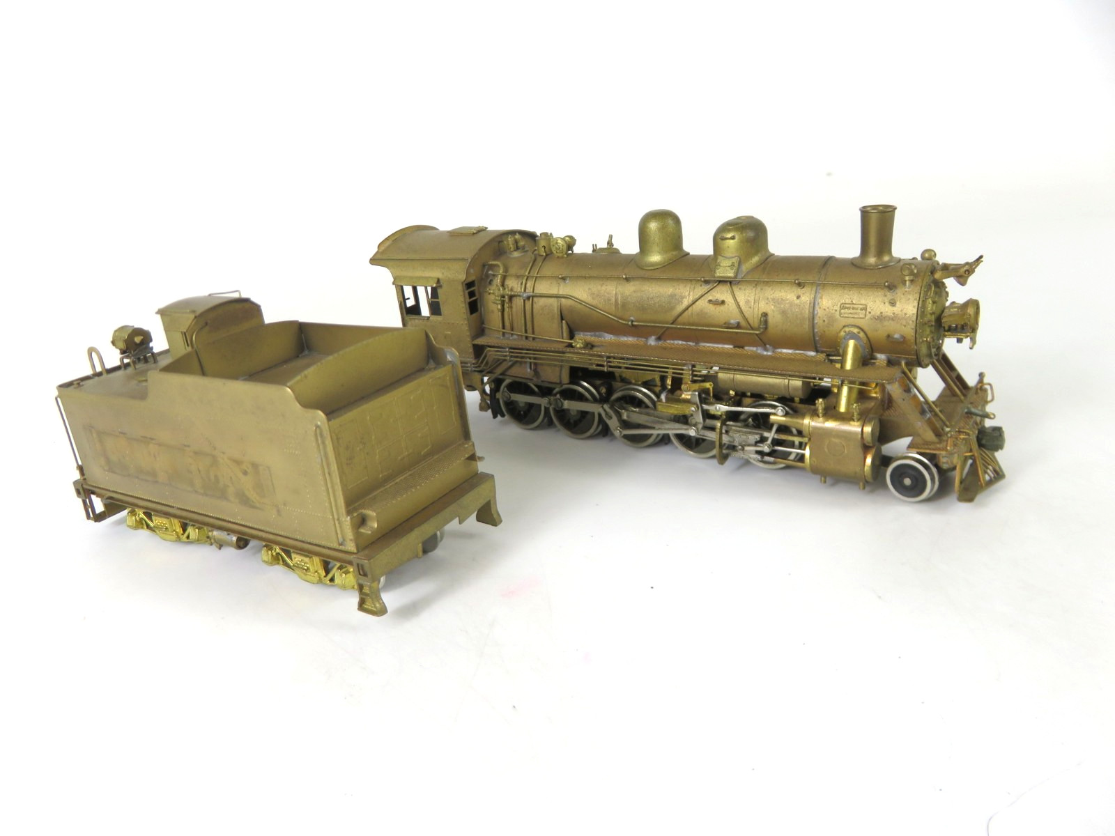 Pacific Fast Mail Brass HO Scale Frisco 2-10-0 Russian Steam Locomotive