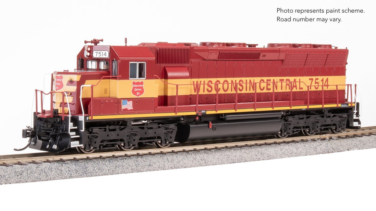 Broadway Limited 9824 HO Wisconsin Central EMD SD45 Locomotive 7514 (DCC/Sound)