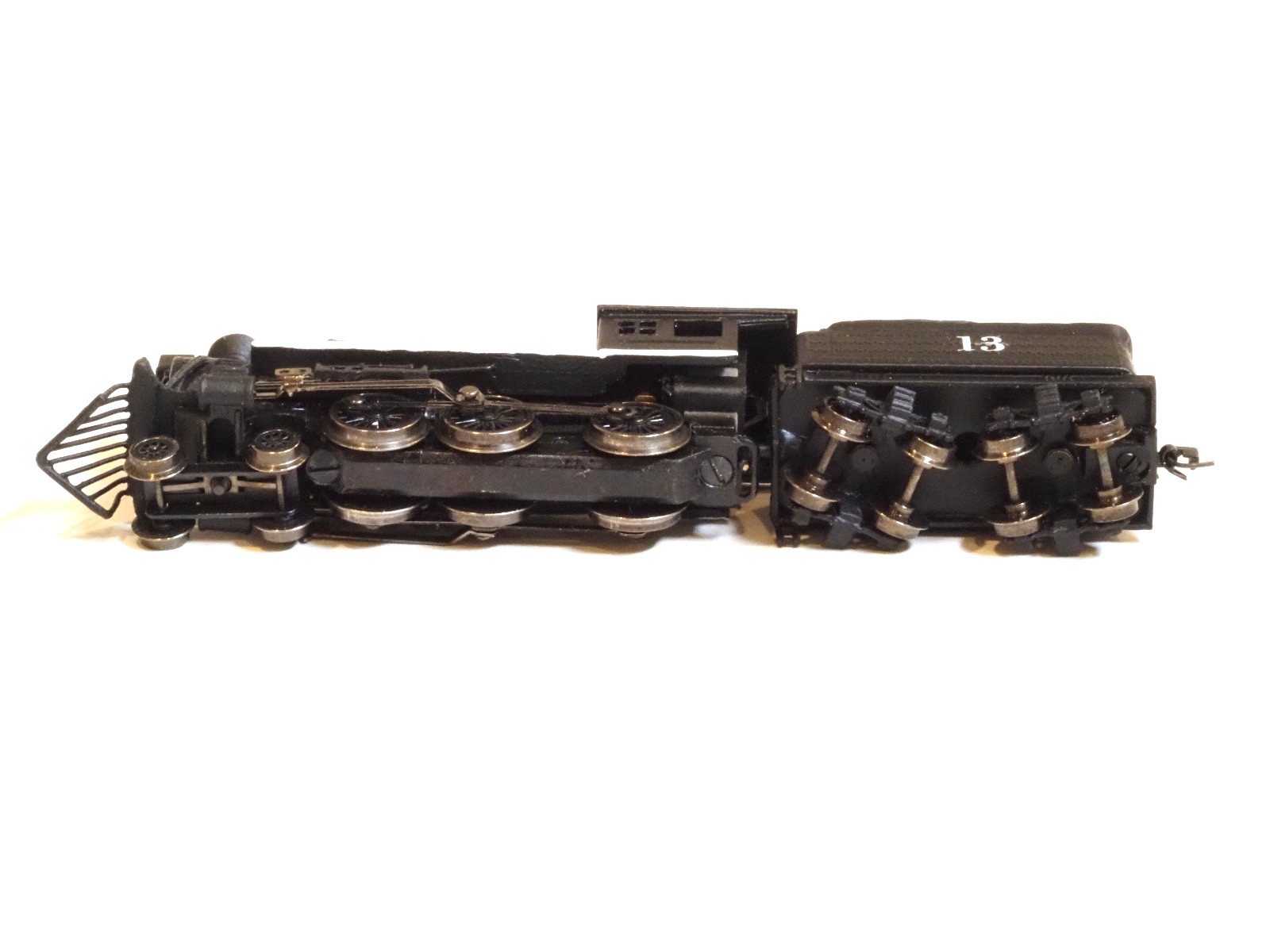 Brass Z-scale Westmodel 30032 American Early Era Steam Locomotive + tender, NEW