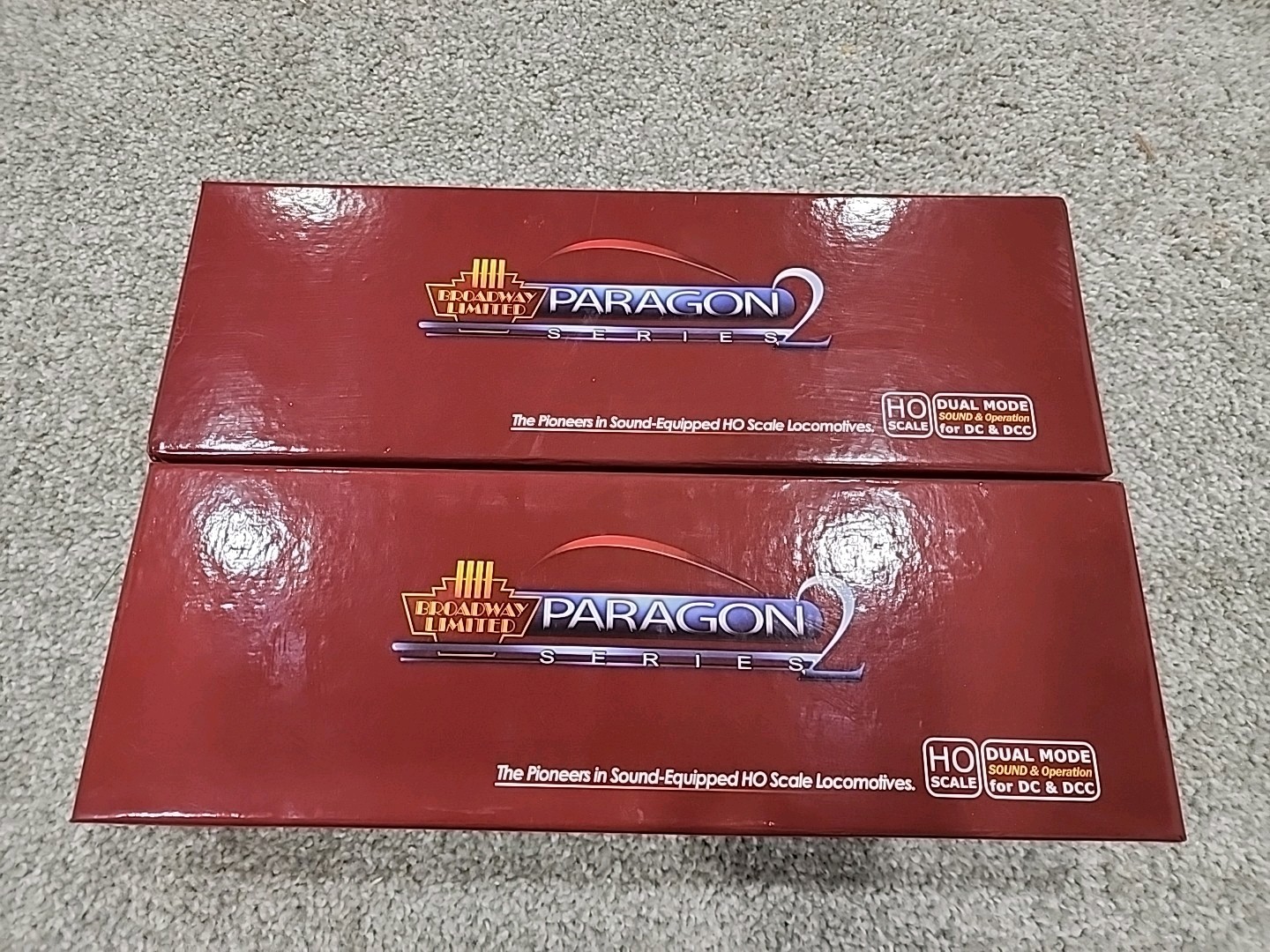 Lot 2 Broadway Limited Paragon2 2298 2299 HO Union Pacific #7567 #7544 GE AC6000