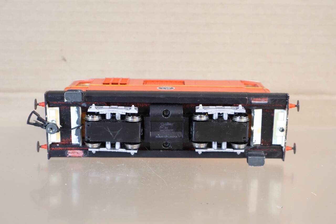KIT SCRATCH BUILT O-16.5 NARROW GAUGE WSLR ORANGE DIESEL LOCOMOTIVE om