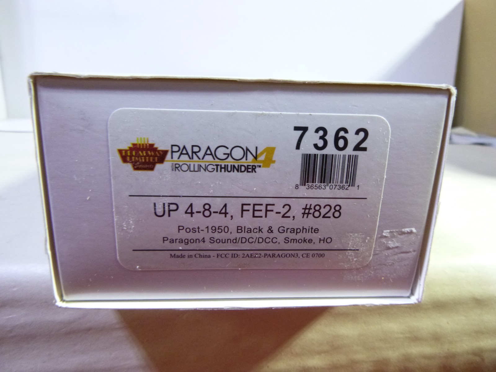 K- HO Broadway Limited UNION PACIFIC FEF-2 4-8-4 , DC/DCC Paragon 4SOUND,SMOKE