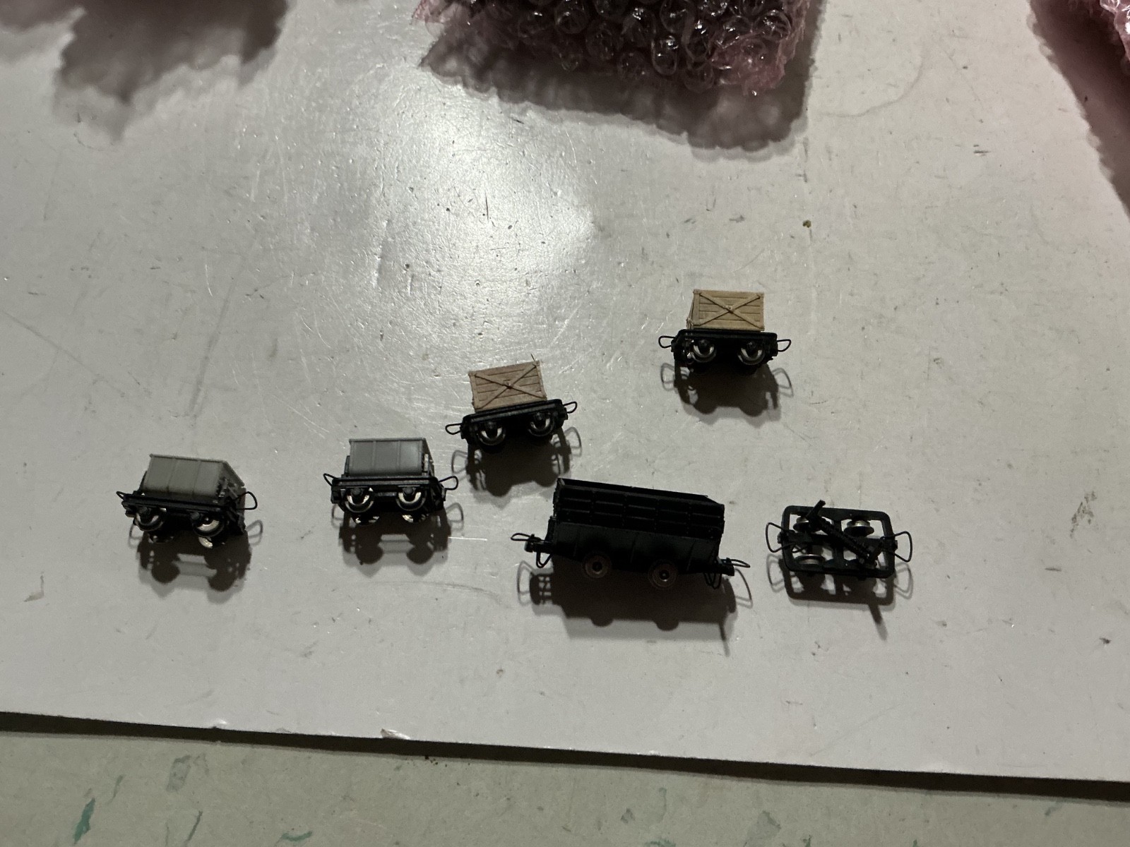 Bachmann/Trix N Gauge : Various Manuf. Freight cars, Engines and Track. Used