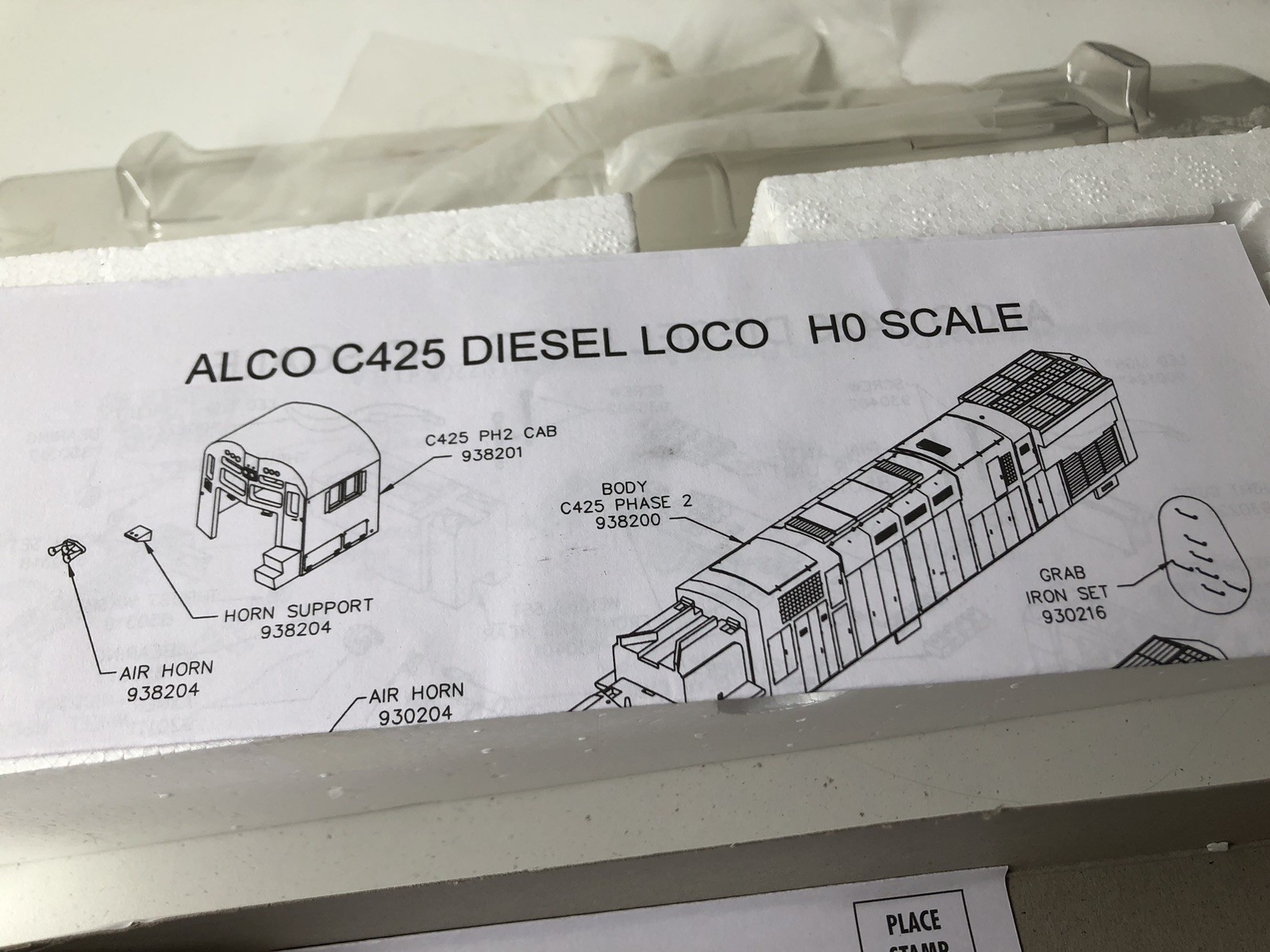 Atlas Classic HO C425 Phase 2 Locomotive Pennsylvania Road #2439 NIB