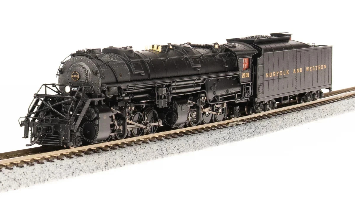 BROADWAY LIMITED #7220 N SCALE N&W Y6b 2-8-8-2 “PARAGON 4 DCC/SND” RD #2191~NEW