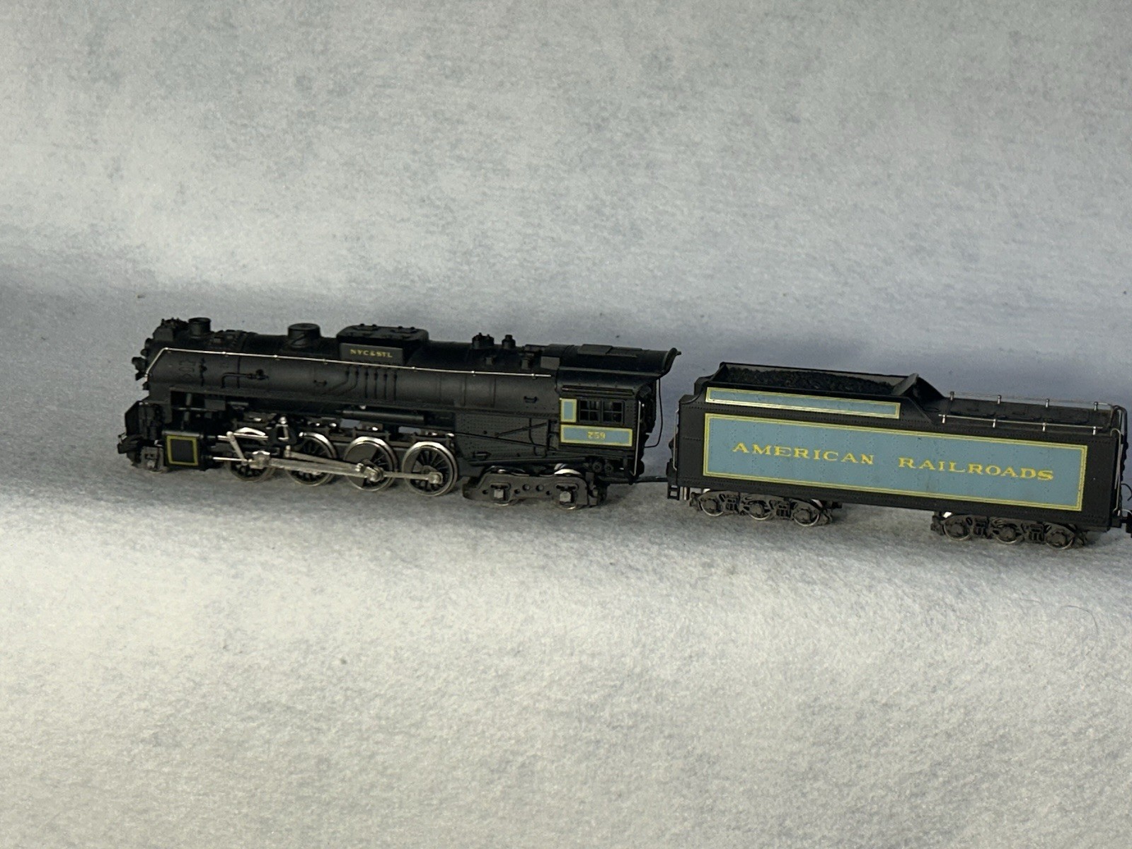 Beautiful Rivarossi NYC/StL RR 2-8-4 Berkshire Loco HO (Ex Box/Front Steps/Bell)