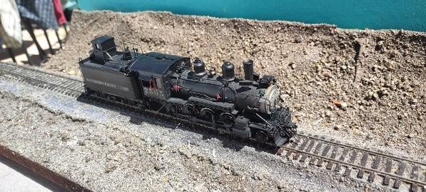 Alco Models HO BRASS SP C-15 2-8-0 Steam Loco -custom painted