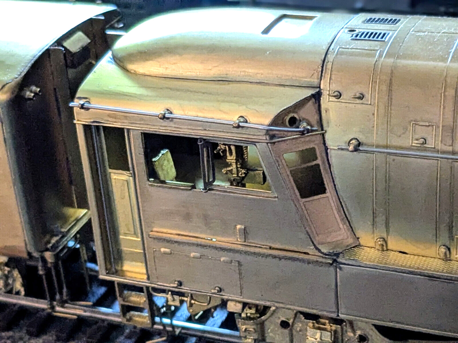 **1 OF 100! OVERLAND BRASS MILW RD CLASS A 4-4-2 #3-4 MODERNIZED HO *”RUNS G@@D!