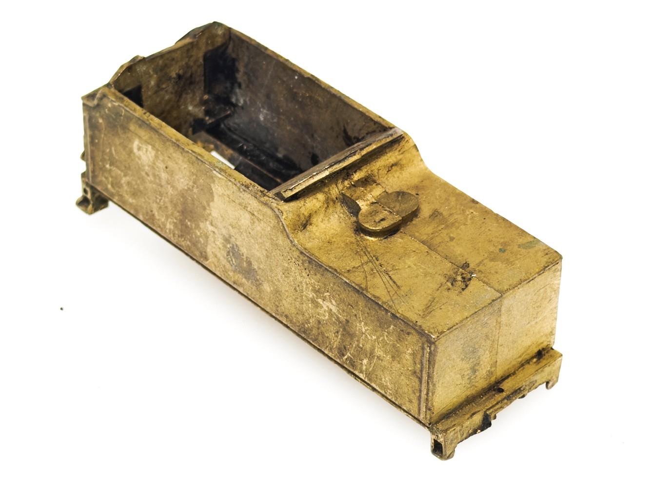 Vintage HO Scale Brass Tender Shell