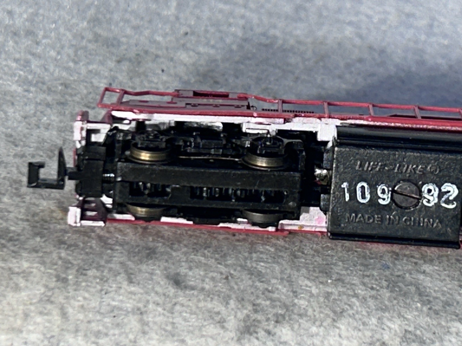 Beautiful Bev Bel/Life Like Lehigh Valley RR GP-38 Diesel Locomotive N Gauge