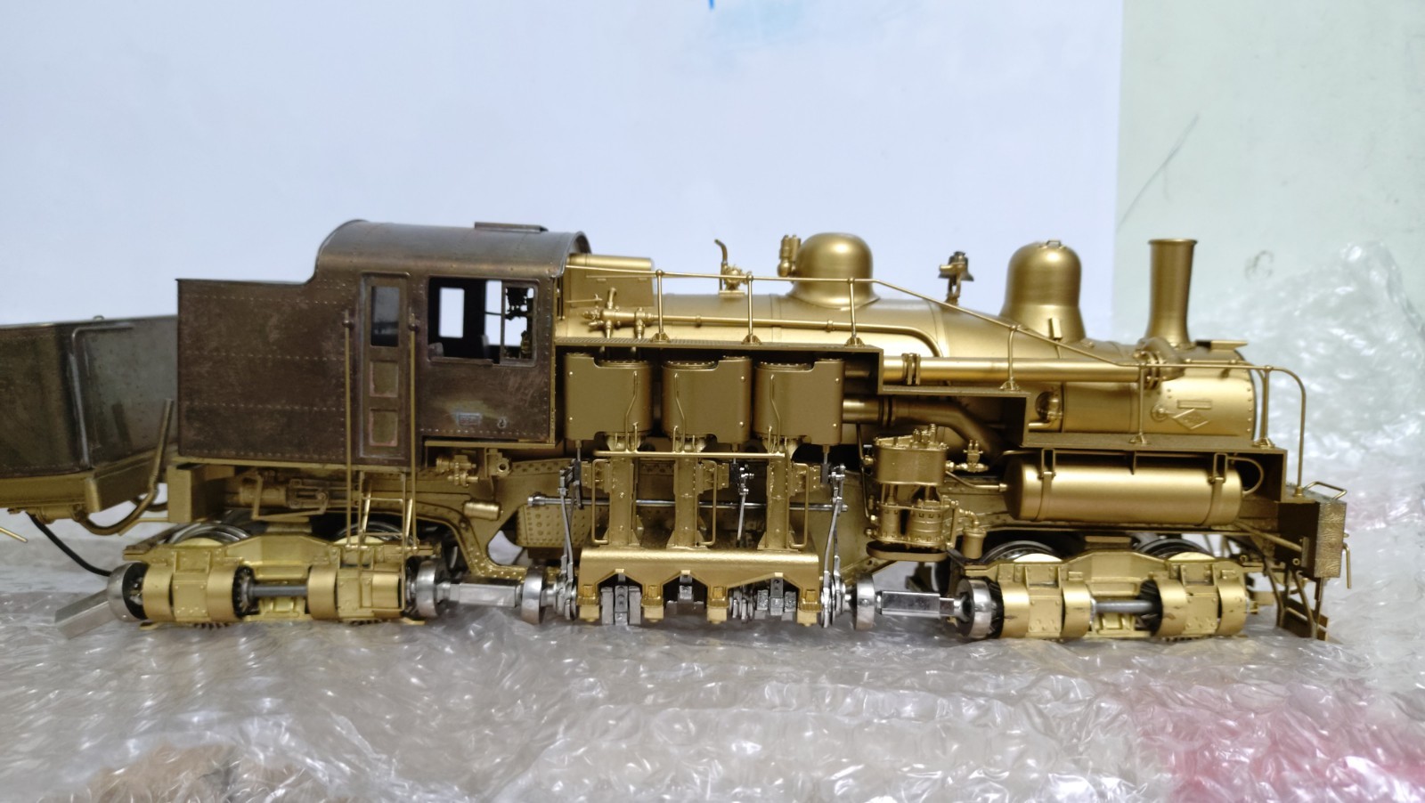 Westside KTM Brass Western Maryland Ry Shay (incomplete) – O scale