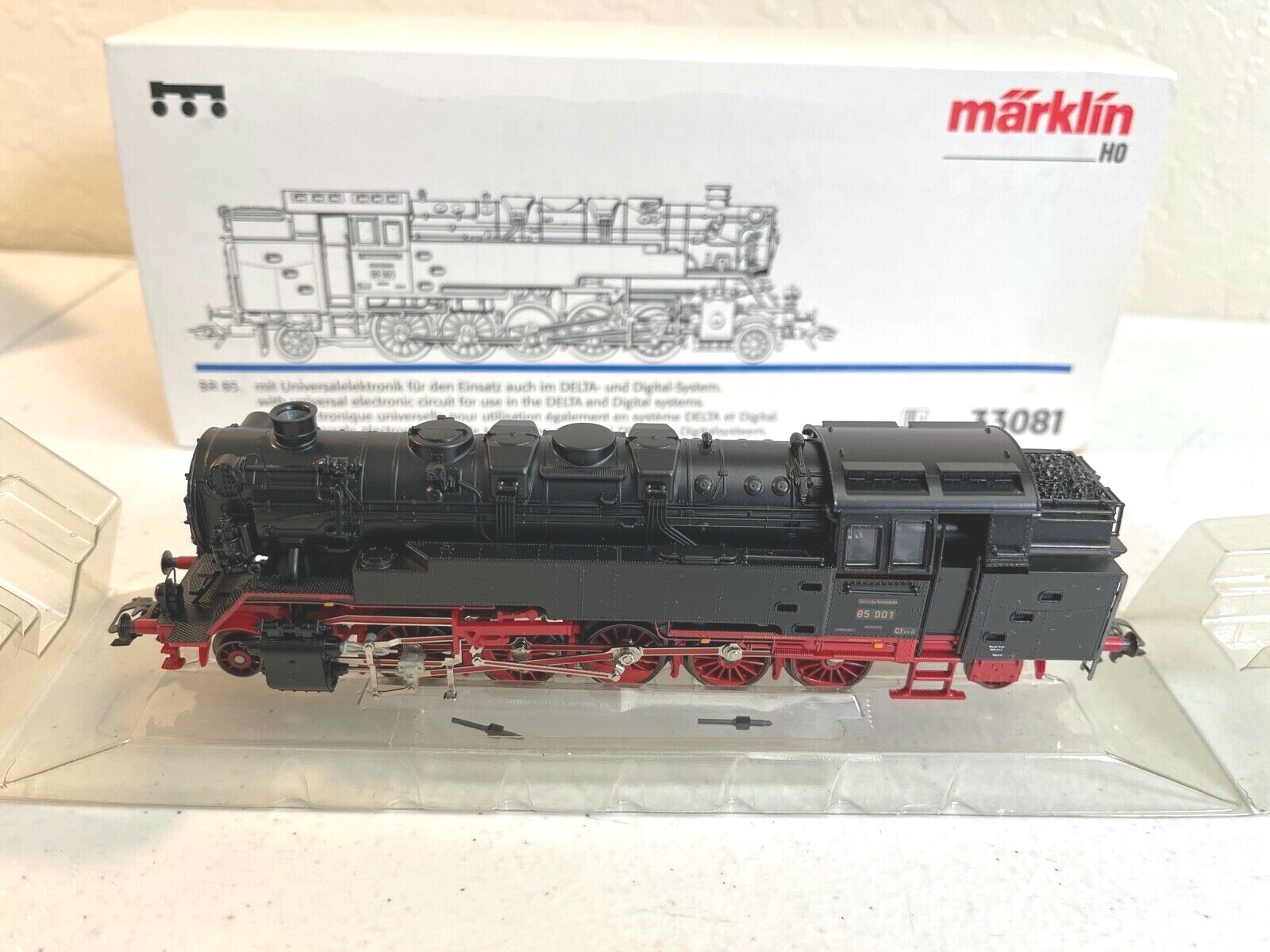 Marklin 33081 BR 85 2-10-2 DR DELTA and Digital Systems Steam Locomotive HO