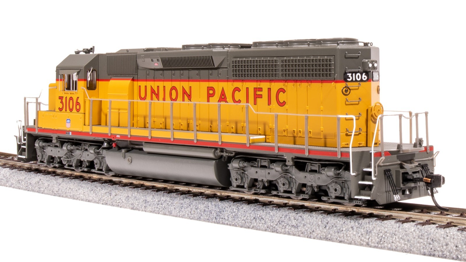 Broadway 9048 EMD SD40, UP 3106, Yellow & Gray, No-Sound / DCC-Ready, HO