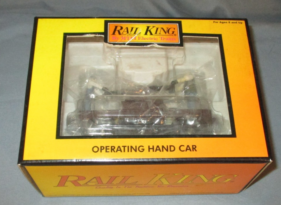 MTH 30-2509 Tuscan Maintenance of Way Bump-N-Go Hand Car O/027 ga wks/ Lionel 99