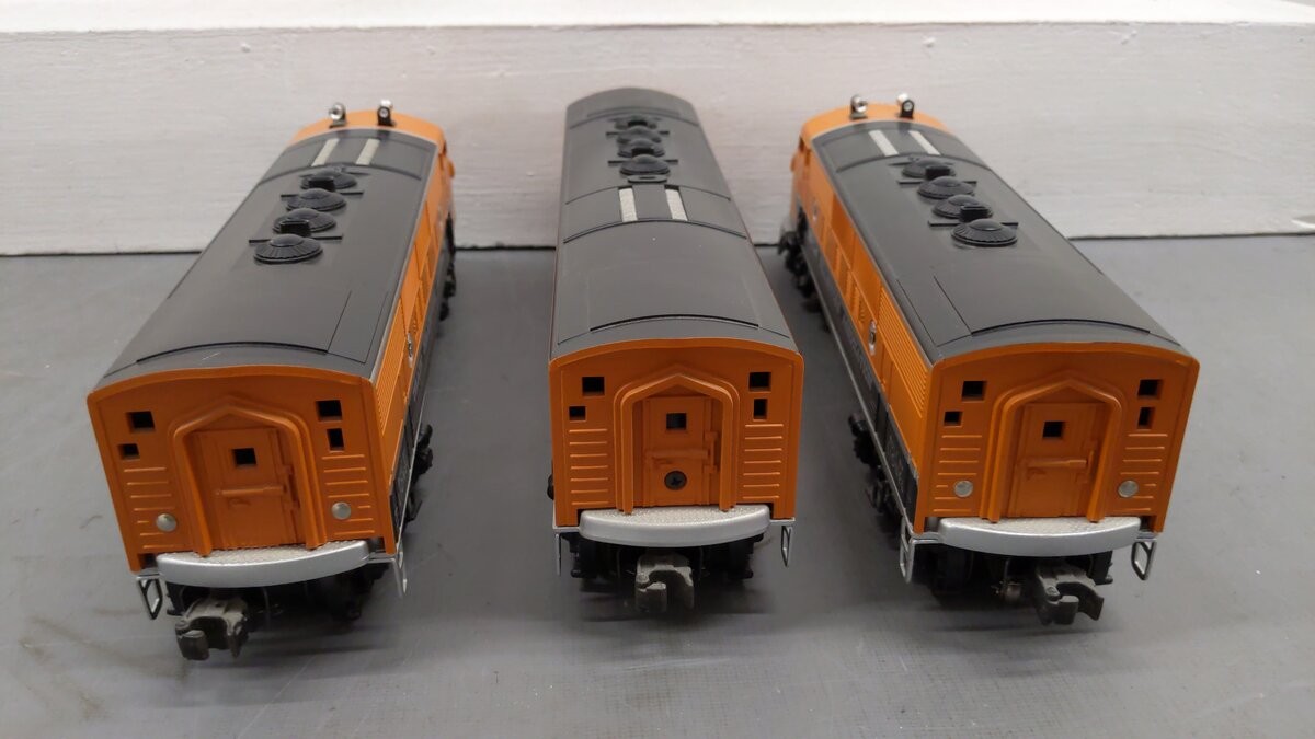 Lionel 6-11737 O Gauge TCA 40th Anniversary F3 ABA Diesel Locomotive Set EX/Box