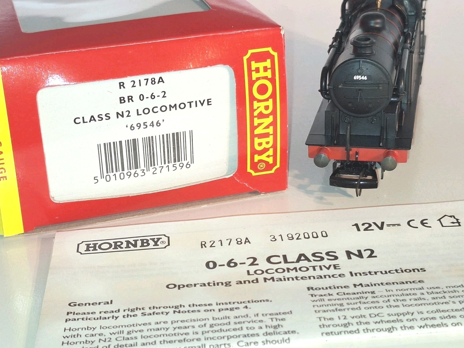 Hornby R2178A BR 0-6-2T Steam Loco. New Old Stock. Mint Cond. Boxed. OO Scale
