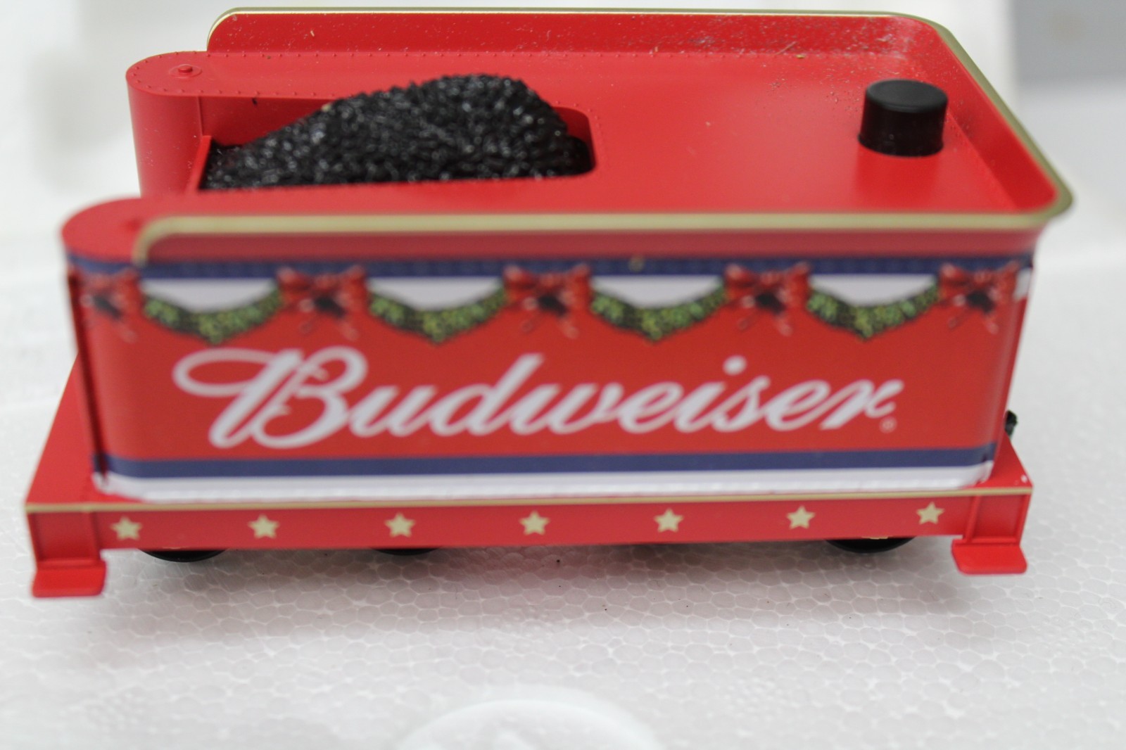 Hawthorne Village Budweiser Train Locomotive & Tender Holiday Express Bradford