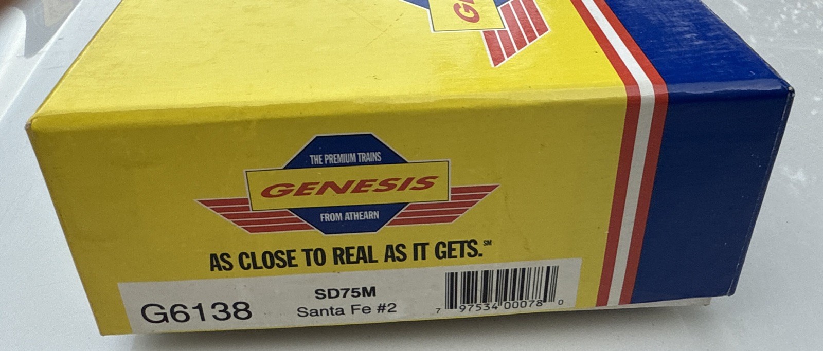 Athearn Genesis Ho G6138, SD-75M locomotive, Santa Fe 241