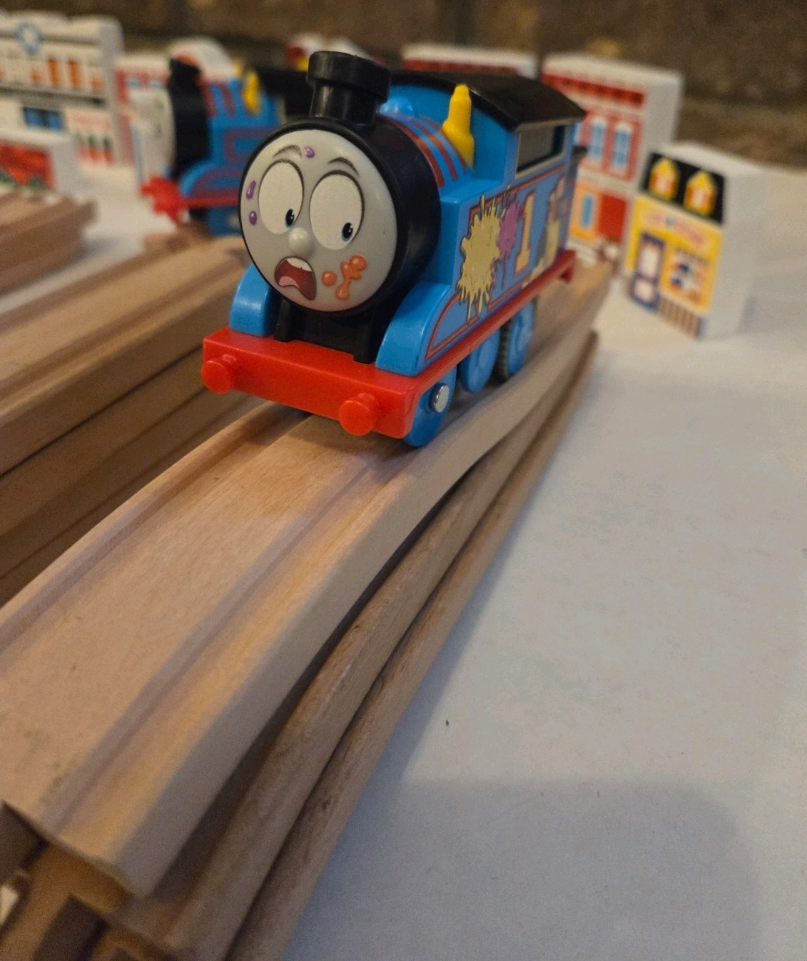 Thomas & Friends, Brio, Melissa & Doug 54 piece Lot Wooden & Motorized Trains