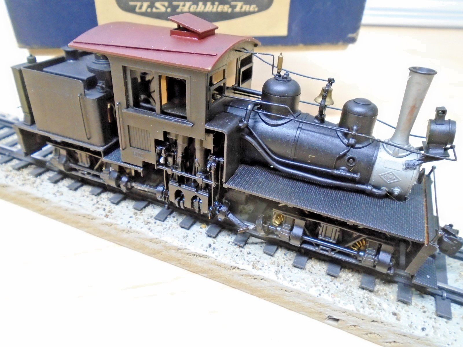 KTM-US Hobbies On3 Brass 13 Ton Shay Logging Loco Runs OB