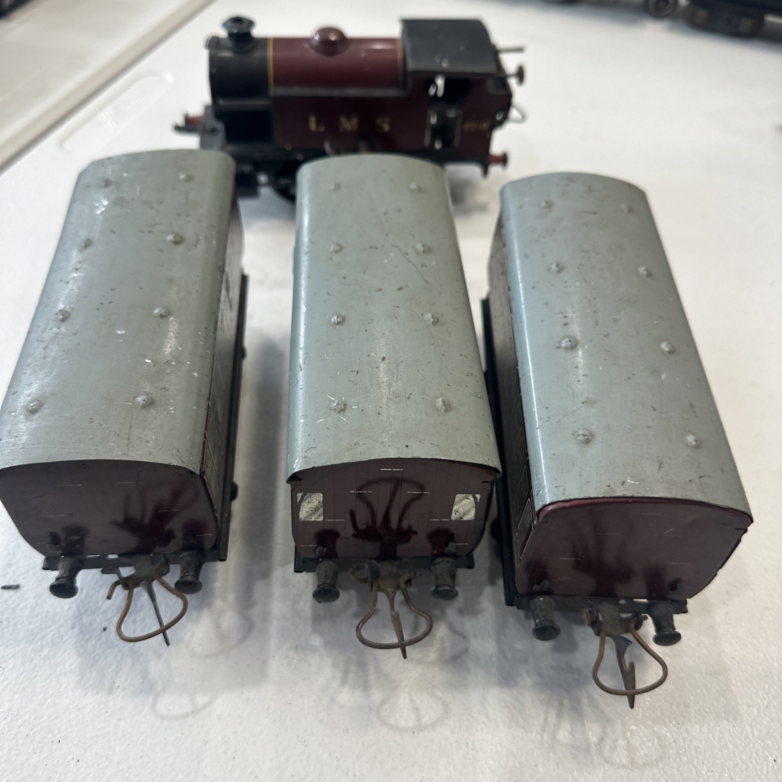 Vintage Hornby Series O Gauge LMS No. 2270 Type 101 Locomotive Clockwork Train